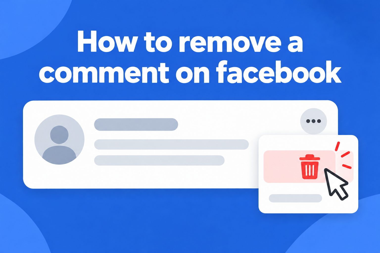 how-to-remove-a-comment-on-facebook-e2896 Facebook comment menu with the Delete option highlighted